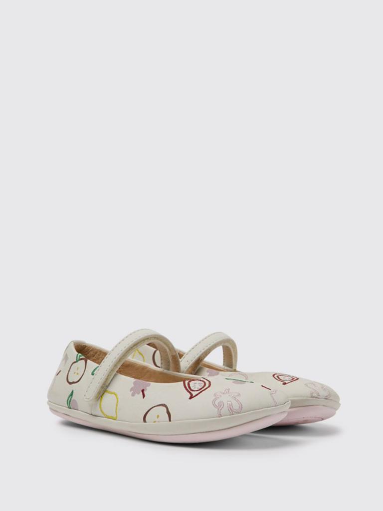 商品Camper|Twins ballet flats in white leather,价格¥559,第4张图片详细描述