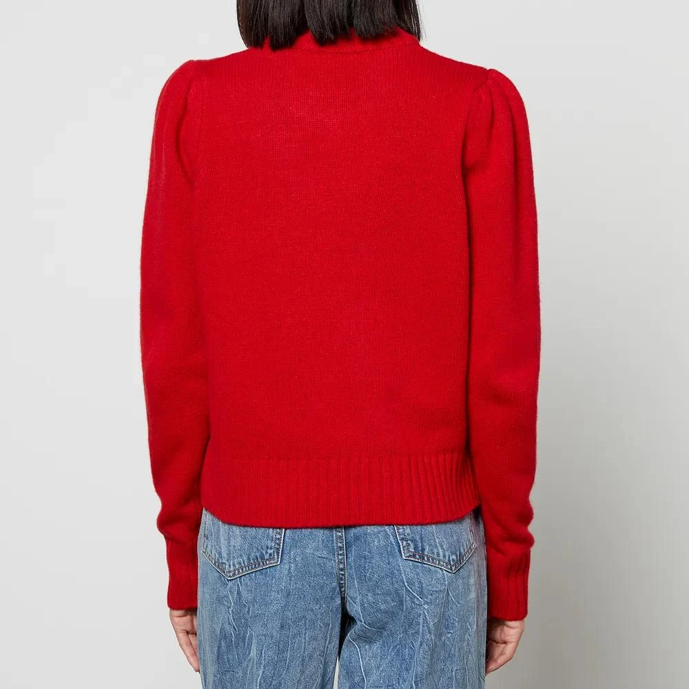 商品Ganni|Ganni Logo-Intarsia Recycled Wool-Blend Jumper,价格¥1298,第2张图片详细描述