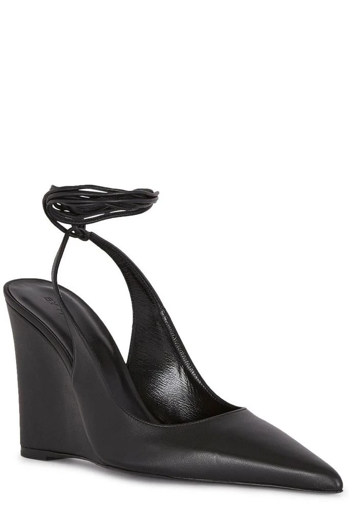 商品by FAR|By Far Pointed Toe Wedge Pumps,价格¥2056,第2张图片详细描述
