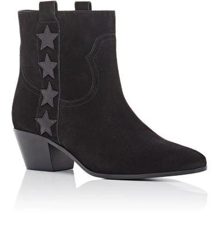 商品Yves Saint Laurent|Star-Appliquéd Wyatt Boots,价格¥4457,第2张图片详细描述