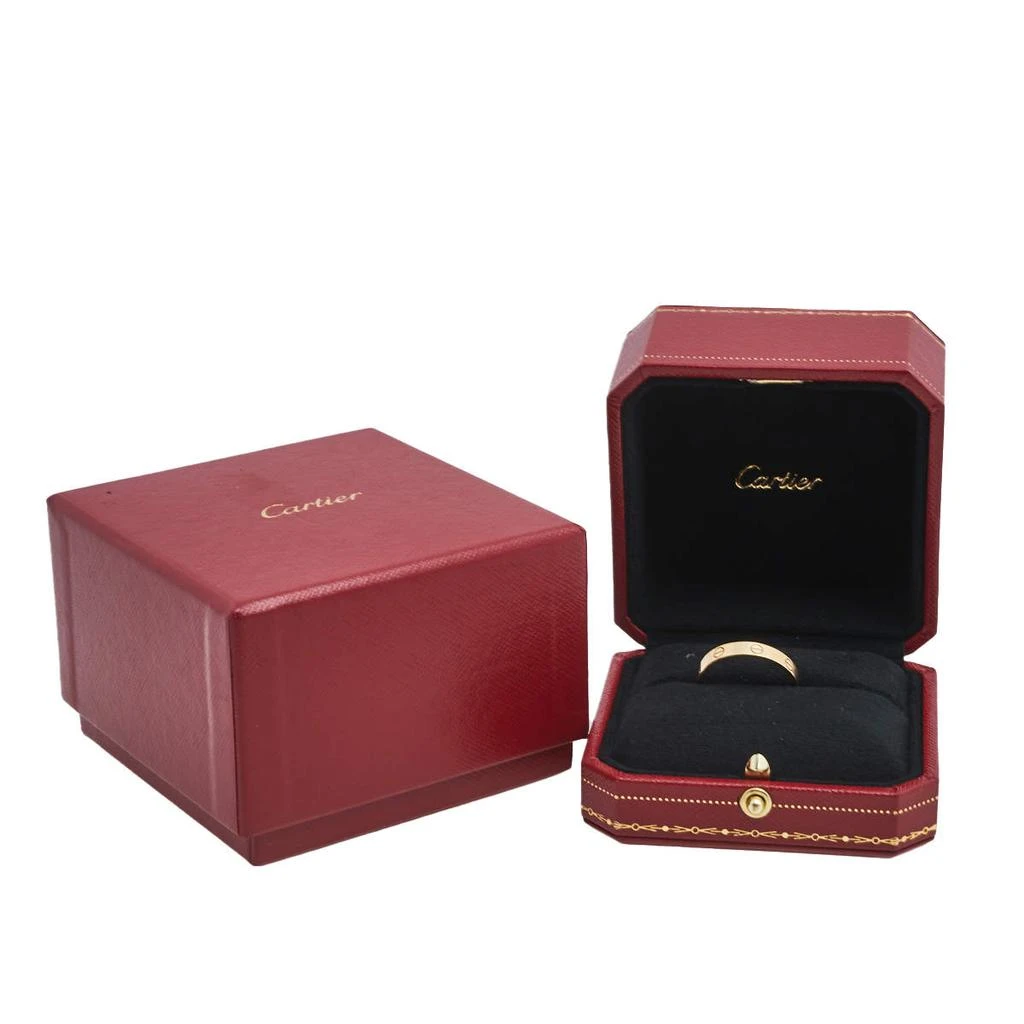 Cartier Love 18K Yellow Gold Narrow Wedding Band Ring Size 62 商品