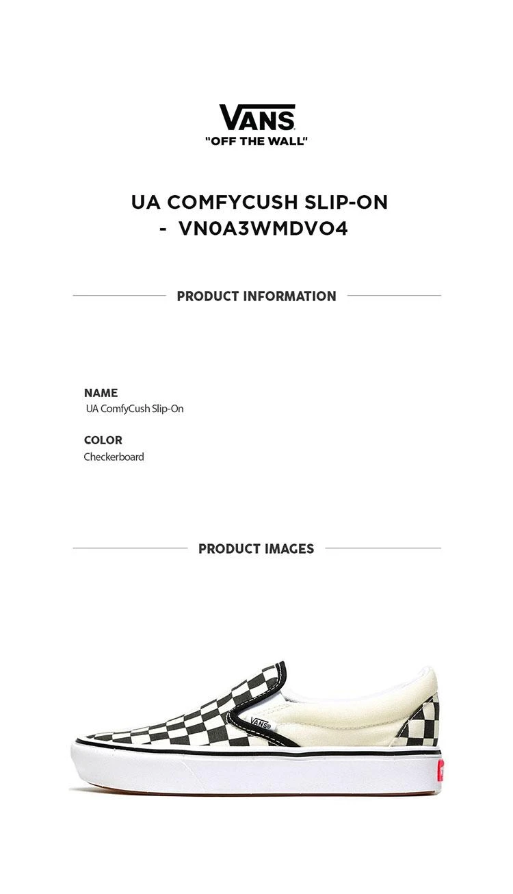 商品vans/范斯|VANS范斯 Slip-On板鞋男女 ComfyCush超软鞋底 VN0A3WMDVO4,价格¥732,第7张图片详细描述