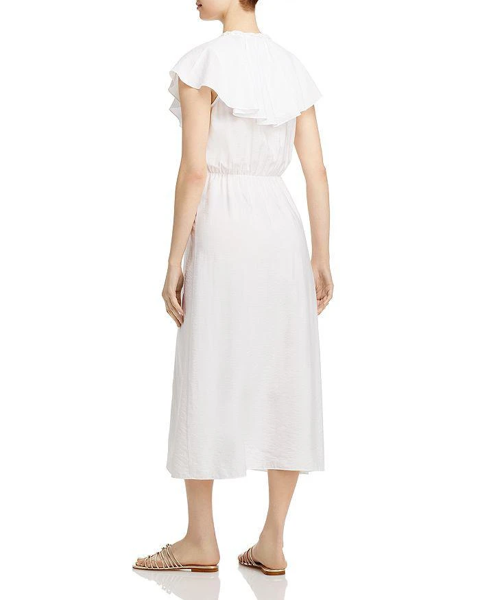 商品Vince|Ruffled Flutter Sleeve Dress,价格¥990,第2张图片详细描述