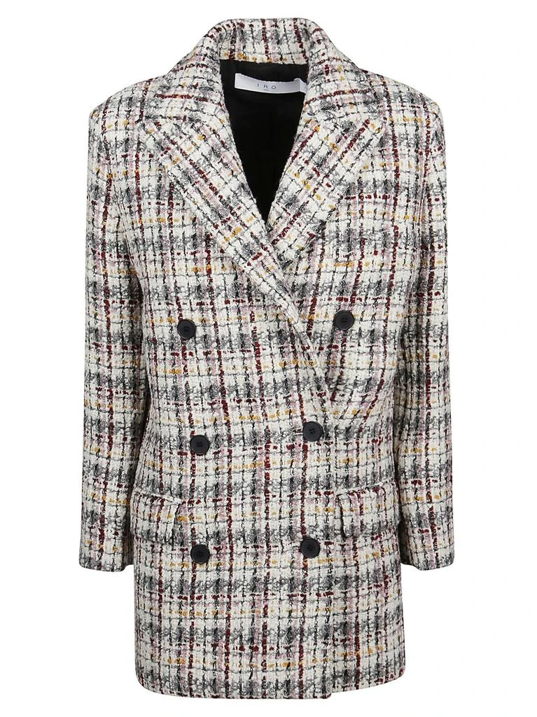 商品IRO|Iro Checkered Buttoned Tweed Coat,价格¥1745,第1张图片