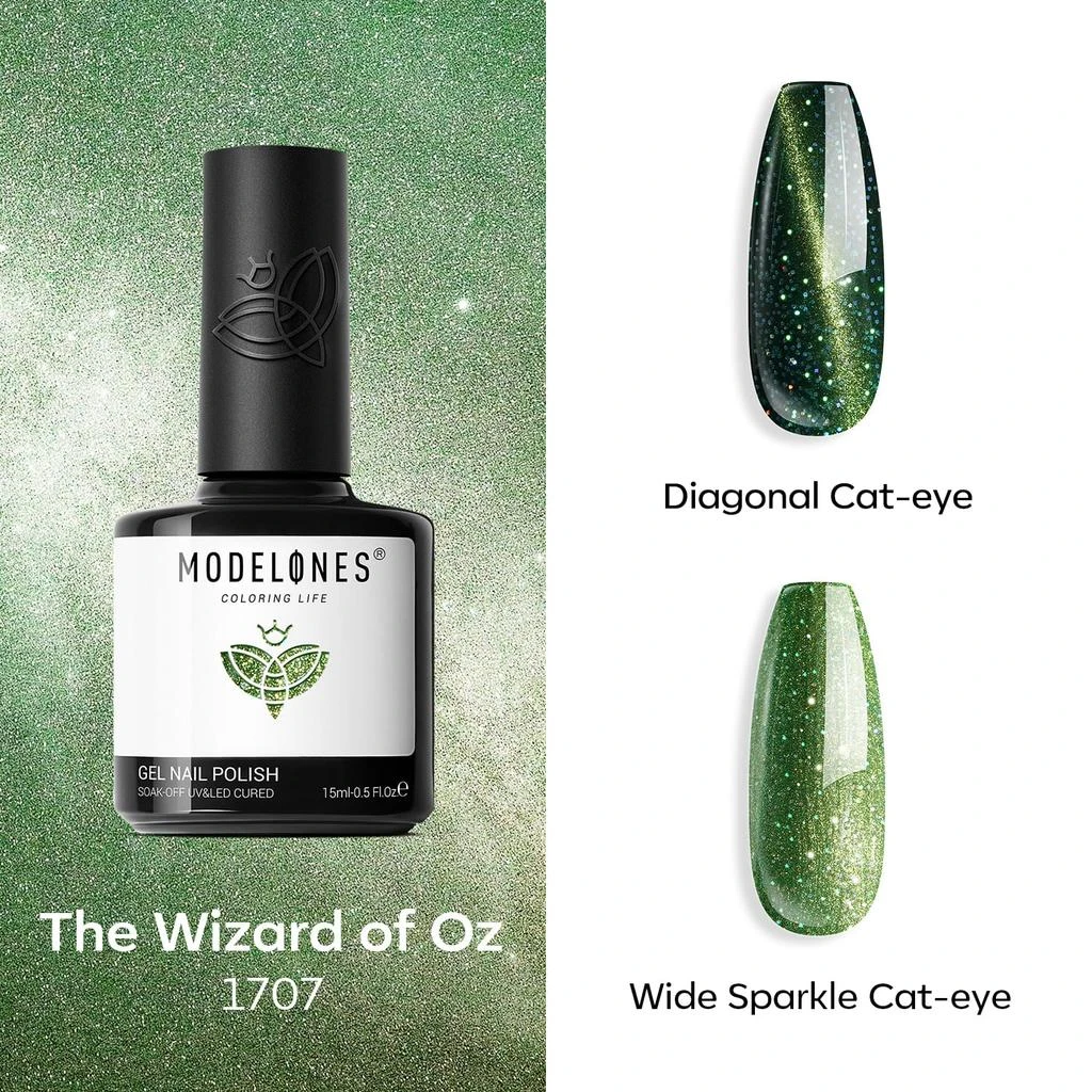 商品[国内直发] MODELONES|The Wizard of Oz - Modelones Gel Nail Polish Cat Eye Gel 15ml,价格¥82,第1张图片