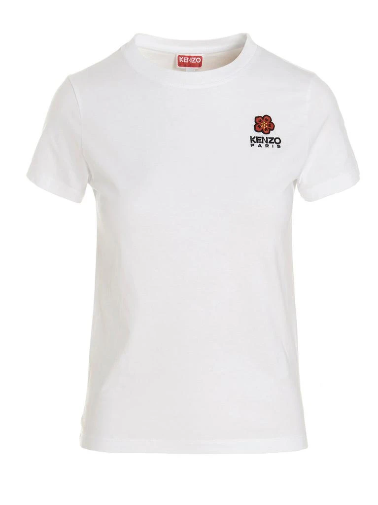 商品Kenzo|Logo embroidery T-shirt,价格¥978,第1张图片