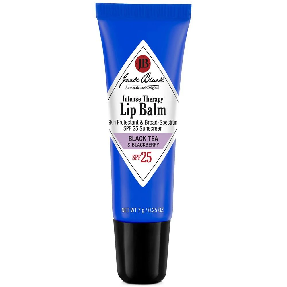 商品Jack Black|Intense Therapy Lip Balm SPF 25 with Black Tea & Blackberry, 0.25 oz,价格¥76,第1张图片