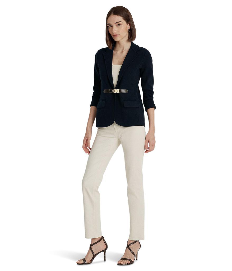 商品Ralph Lauren|Buckle-Trim Cotton-Blend Knit Blazer,价格¥1835,第4张图片详细描述