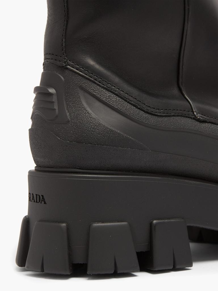 Monolith chunky-sole leather boots商品第6张图片规格展示
