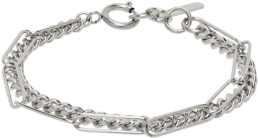 商品Justine Clenquet|Silver Nico Bracelet,价格¥462,第1张图片
