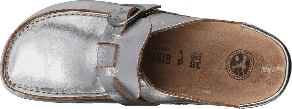 商品Birkenstock|Women's Birkenstock Buckley Moc Toe Metallic Clog,价格¥815,第3张图片详细描述