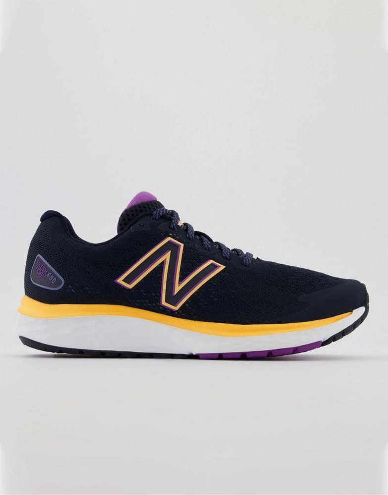 商品New Balance|New Balance Running 680 trainers in navy and orange,价格¥612,第1张图片