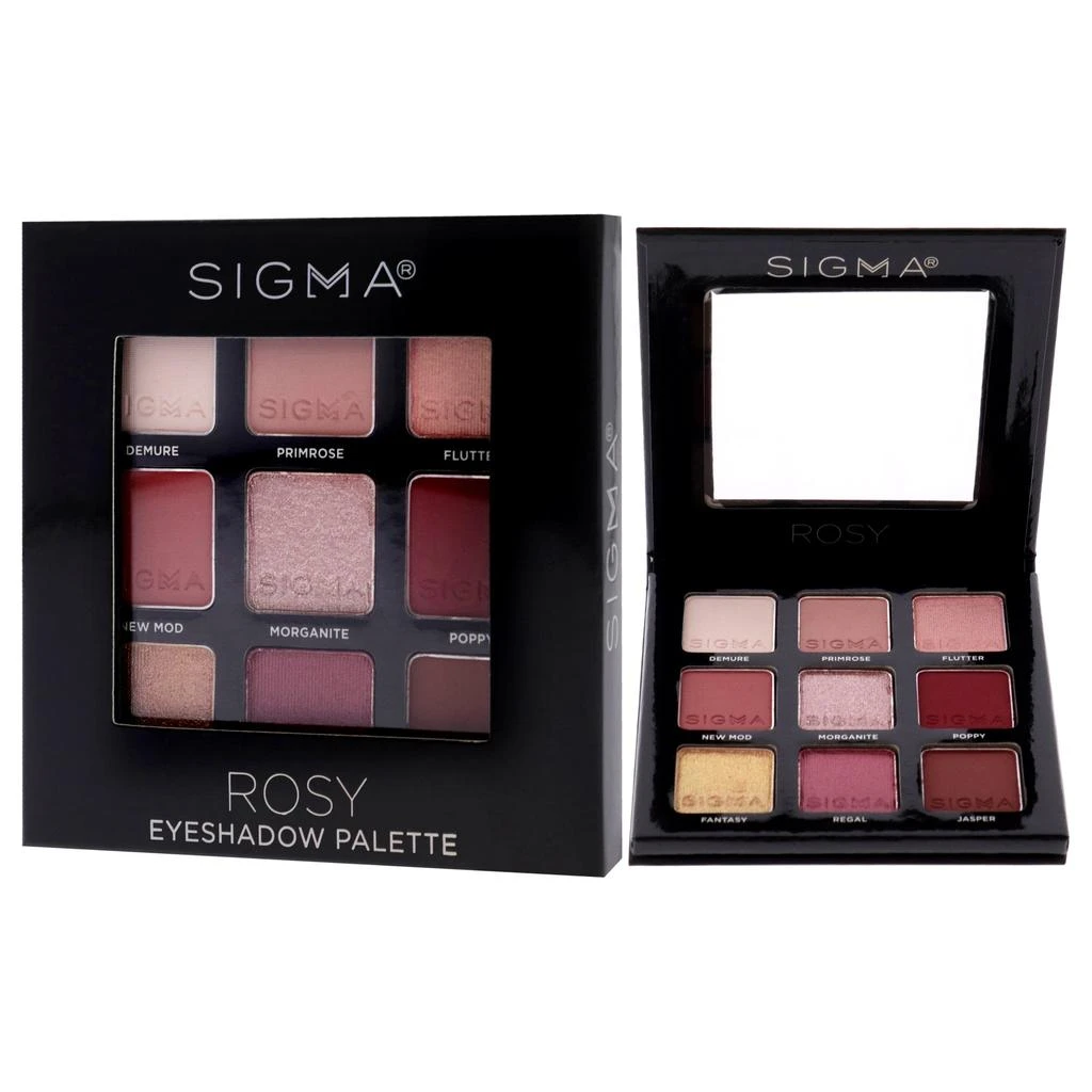 商品Sigma Beauty|Eyeshadow Palette - Rosy by Sigma Beauty for Women - 0.032 oz Eye Shadow,价格¥176,第4张图片详细描述