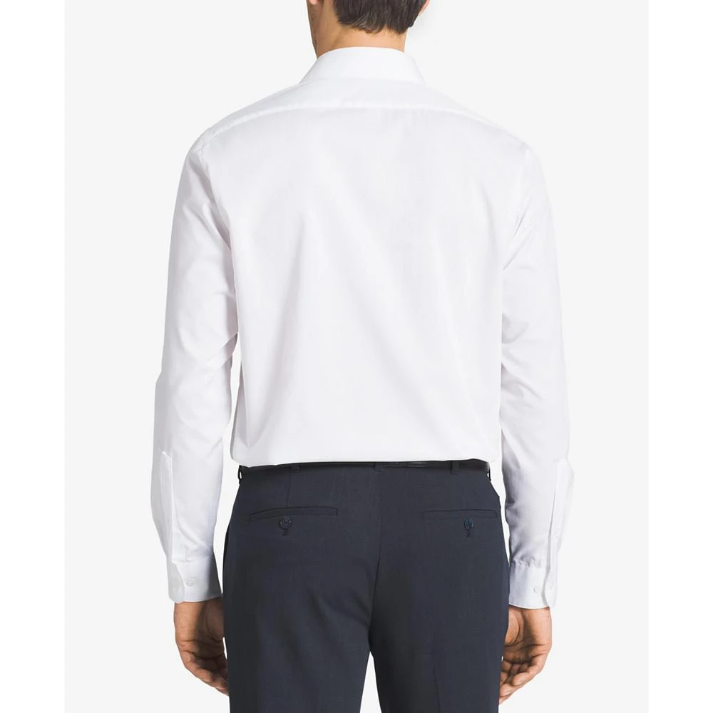 商品Van Heusen|Big and Tall Classic-Fit Solid Herringbone Dress Shirt,价格¥260,第2张图片详细描述