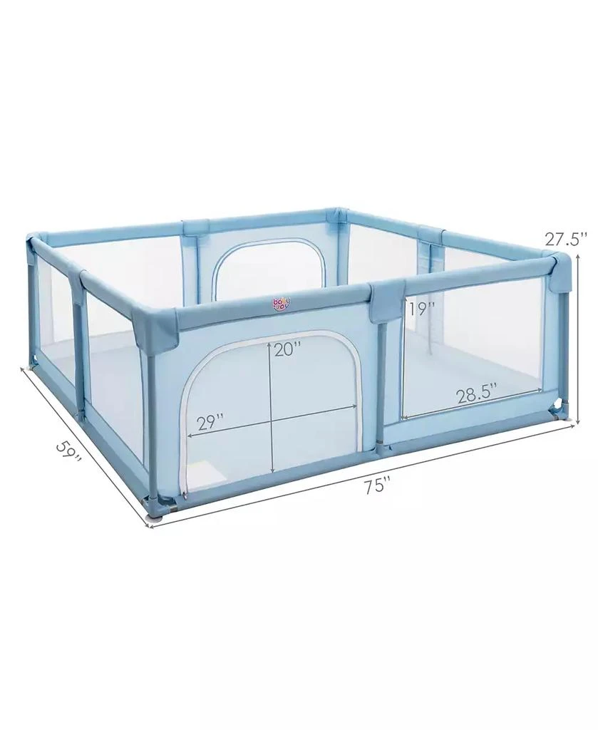 Toddler Playpen Extra Large Activity Center Safety Play Yard w/ Gate 商品