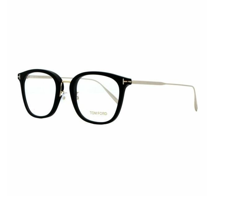 商品Tom Ford|Tom Ford Demo Square Unisex Eyeglasses FT5570-K 001 53,价格¥774,第1张图片
