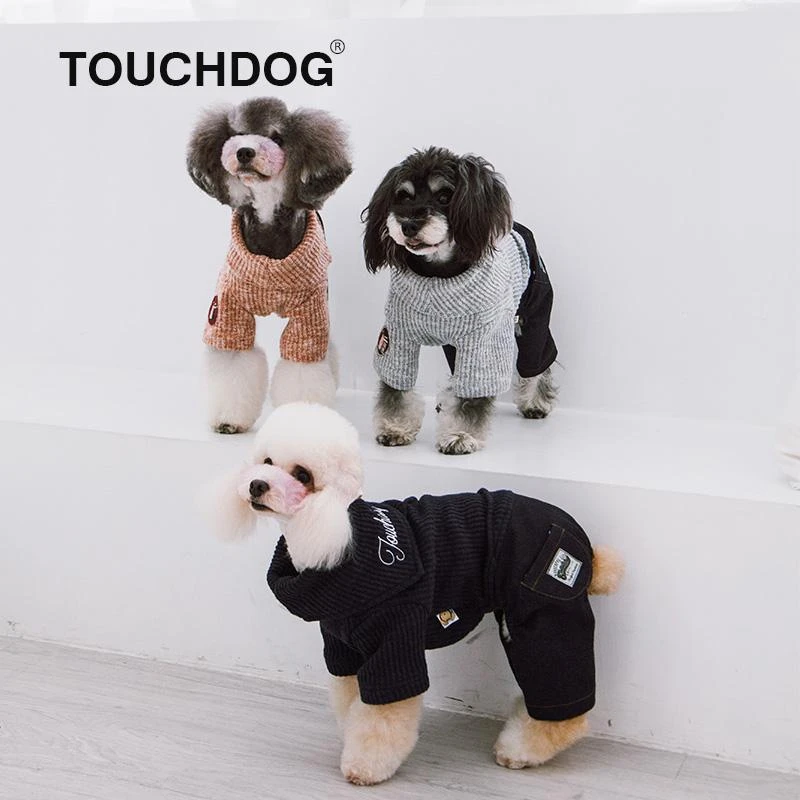 商品Touchdog|Touchdog Vogue Neck-Wrap Full Body Fashion Dog Sweater Outfit,价格¥242,第4张图片详细描述