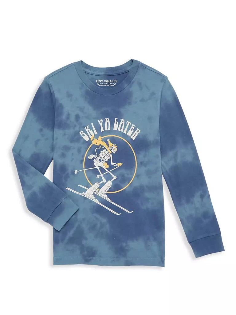 商品Tiny Whales|Little Boy's & Boy's Ski Ya Later T-Shirt,价格¥147,第1张图片