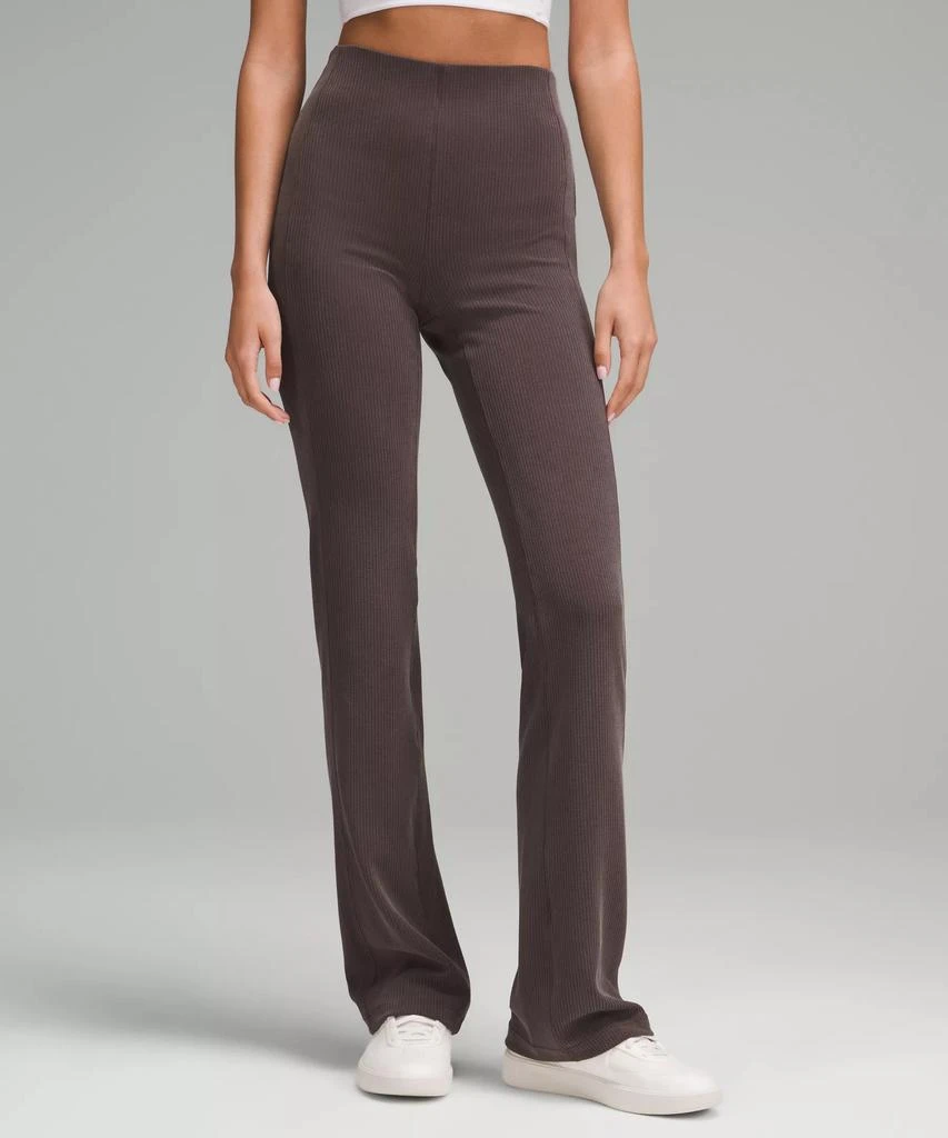 商品Lululemon|Ribbed Softstreme Flared Pant *Tall,价格¥567,第3张图片详细描述