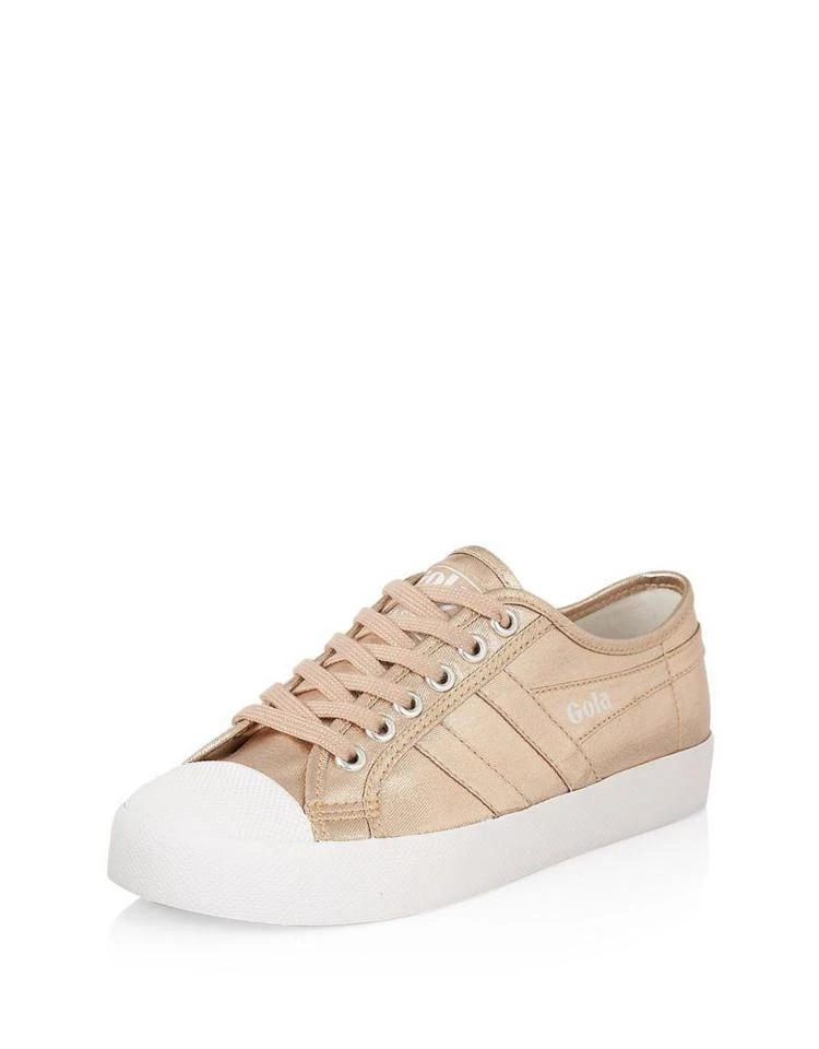 商品Gola|Coaster Metallic Canvas Sneakers,价格¥294,第5张图片详细描述