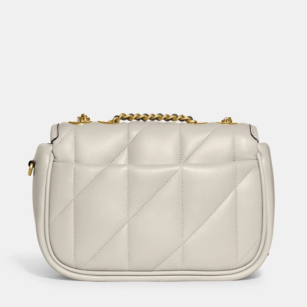 商品Coach|Coach Women's Quilted Pillow Madison Shoulder Bag 18 - Chalk,价格¥3984,第3张图片详细描述