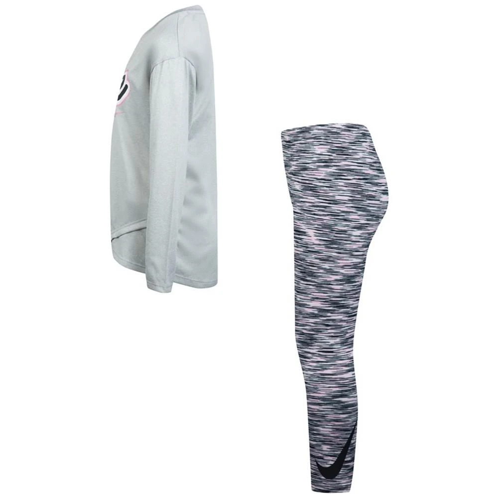 商品NIKE|Little Girls Crossover Tunic T-shirt and Leggings, 2 Piece Set,价格¥217,第3张图片详细描述