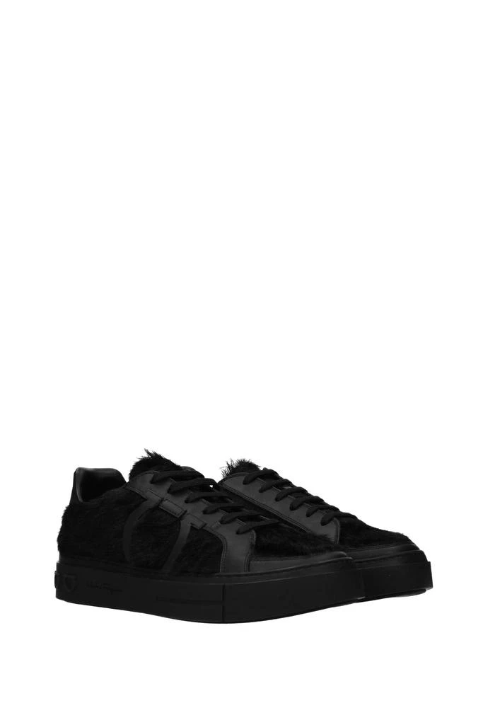 商品Salvatore Ferragamo|Sneakers bolson Fur Black,价格¥1999,第2张图片详细描述