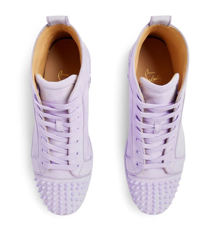 商品Christian Louboutin|Lou Spikes Suede High-Top Sneakers,价格¥6874,第2张图片详细描述