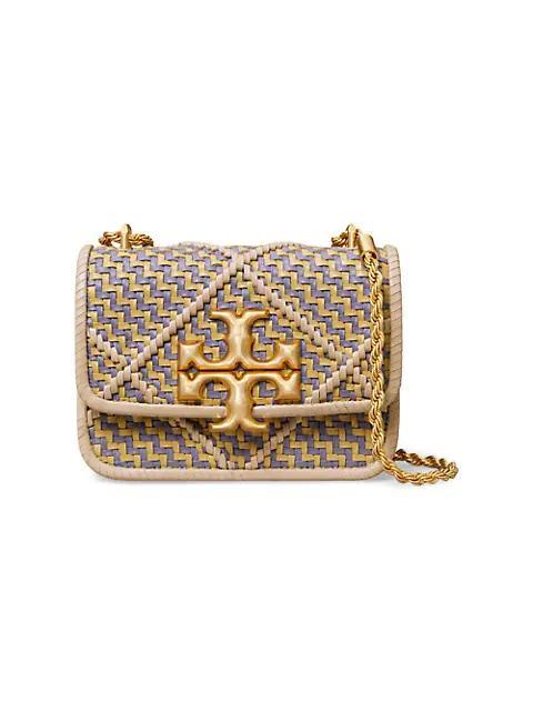 商品Tory Burch|Small Eleanor Woven Leather Crossbody Bag,价格¥6232,第1张图片