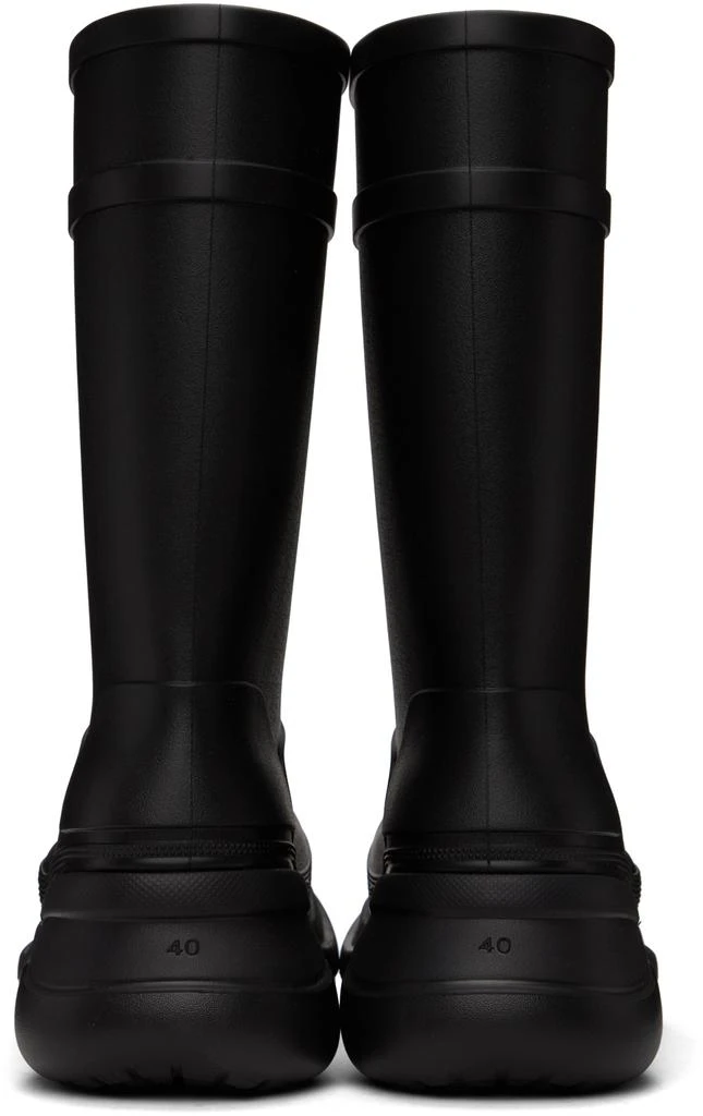 商品Balenciaga|Black Crocs Edition Boots,价格¥7082,第2张图片详细描述