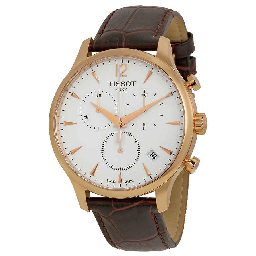 商品Tissot|天梭经典三眼表盘休闲男士腕表,价格¥2417,第1张图片