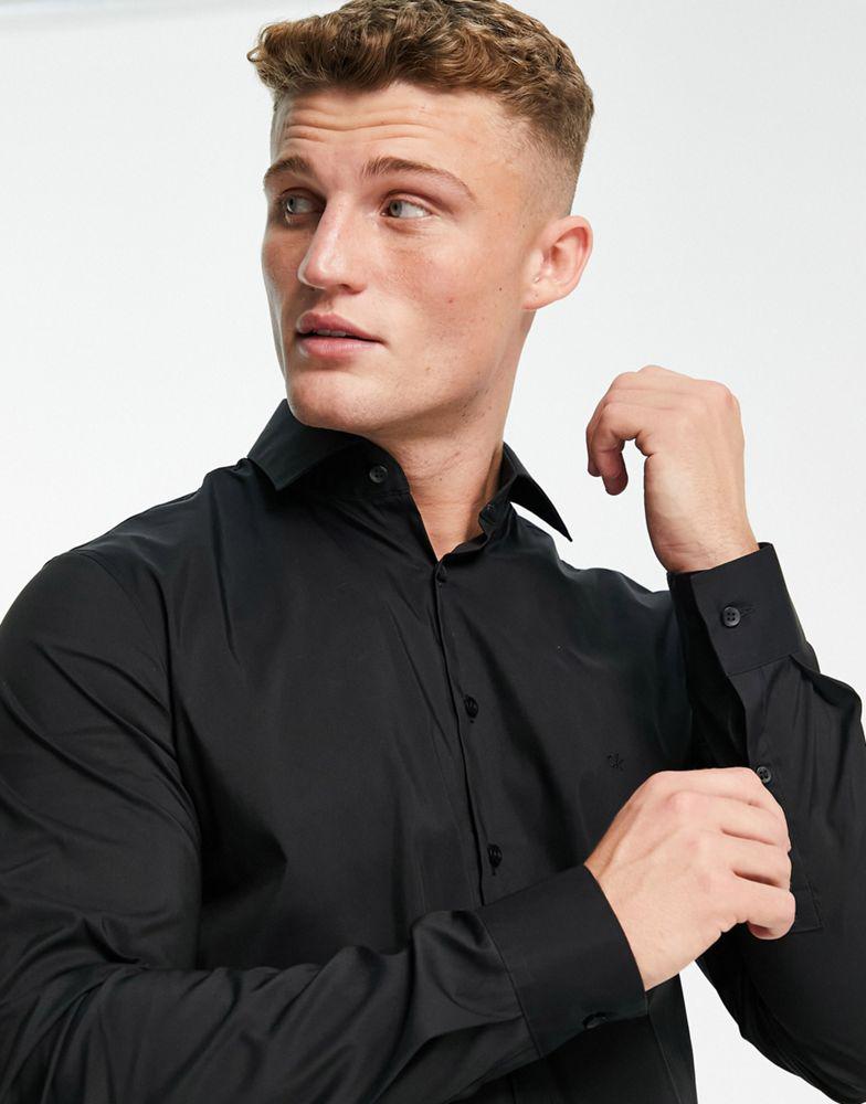 Calvin Klein shirt in black商品第3张图片规格展示