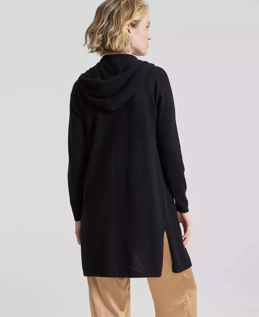 商品Charter Club|Women's 100% Cashmere Open-Front Hoodie, Created for Macy's,价格¥907,第2张图片详细描述