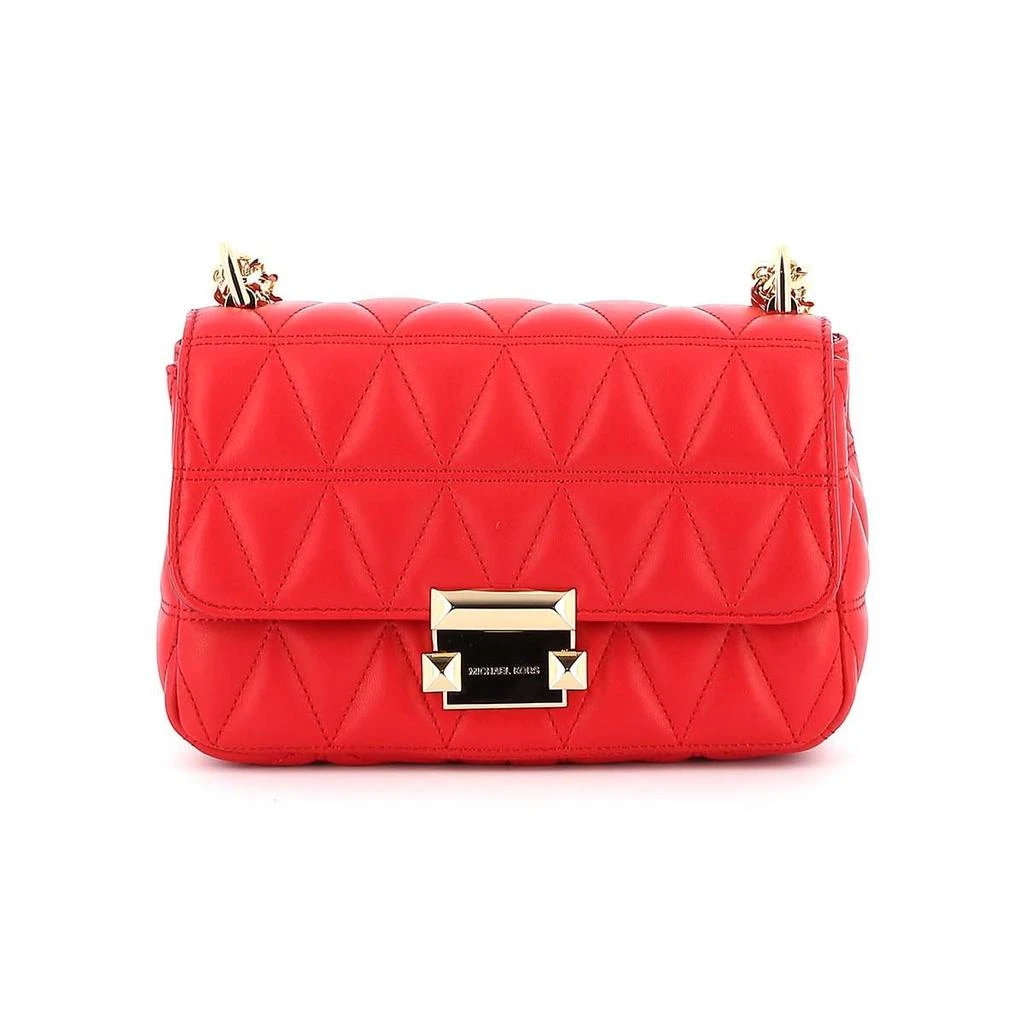 商品Michael Kors|Bright Red Small Sloan Matelasse Leather Bag,价格¥1425,第1张图片