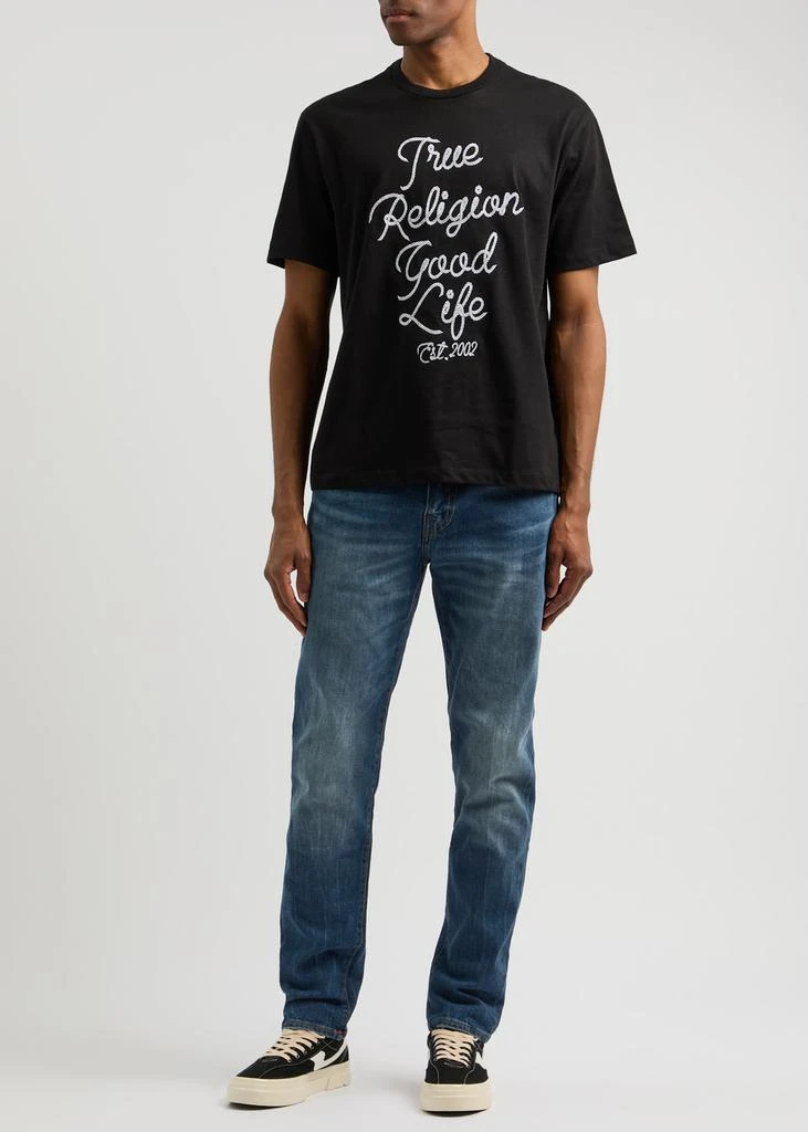 商品True Religion|Rocco contrast-stitch slim-leg jeans ,价格¥562,第4张图片详细描述