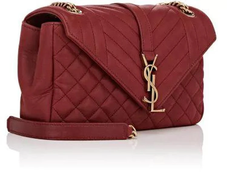 商品Yves Saint Laurent|Monogram Medium Envelope Shoulder Bag,价格¥12175,第3张图片详细描述