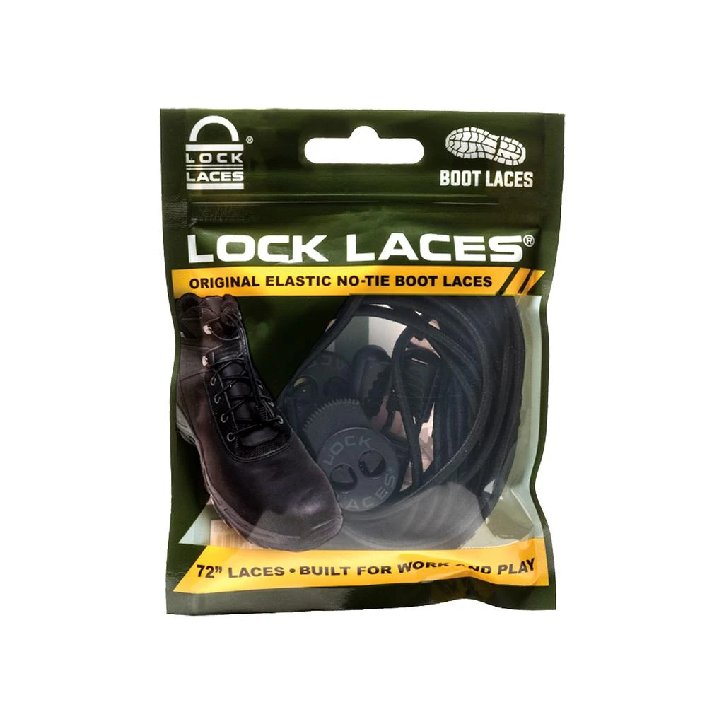 商品LOCK LACES|Lock Laces® Boot No-Tie Shoelaces,价格¥75,第1张图片
