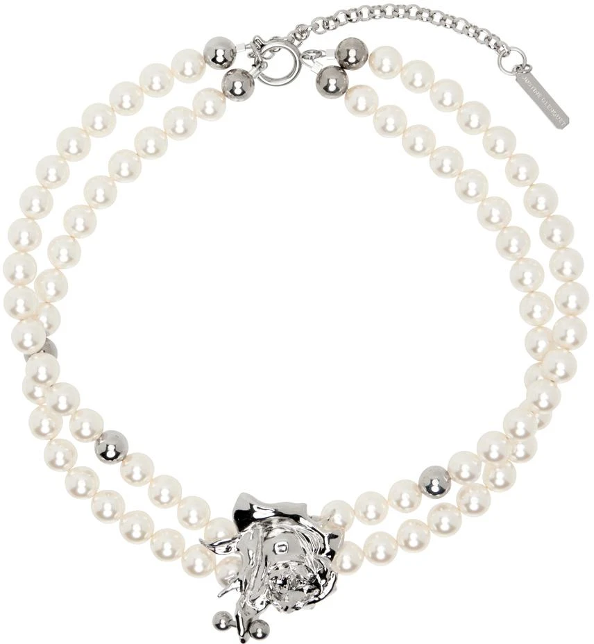 商品Justine Clenquet|White & Silver Betsy Choker,价格¥1111,第1张图片