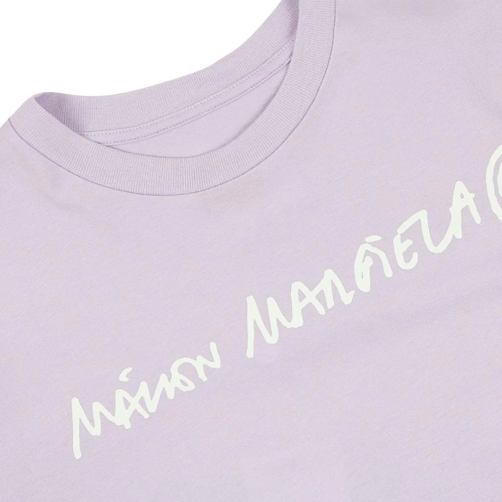 商品MAISON MARGIELA|Lilac Logo T Shirt,价格¥309,第2张图片详细描述