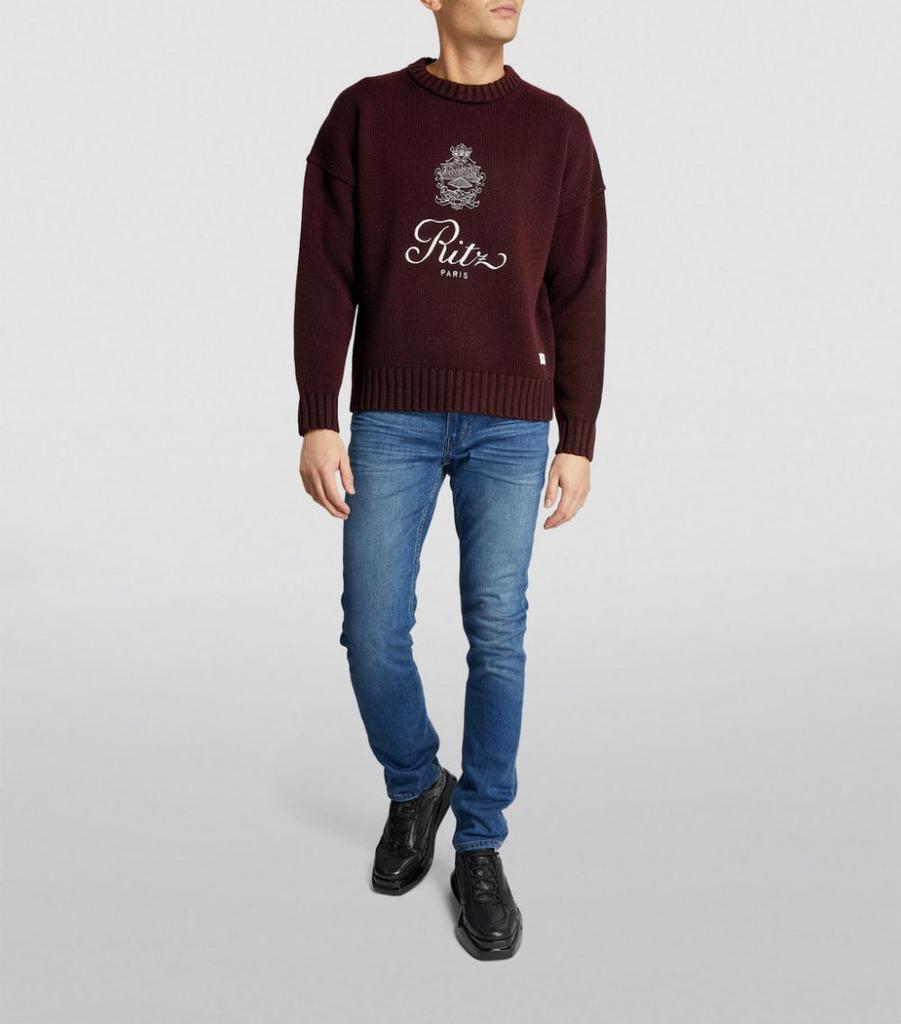 商品FRAME|x Ritz Paris Cashmere Sweater,价格¥5111,第4张图片详细描述