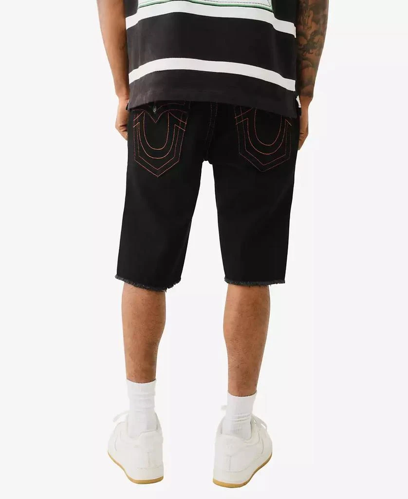 商品True Religion|Men's Ricky Single Needle Flap Fray Hem Shorts,价格¥886,第2张图片详细描述