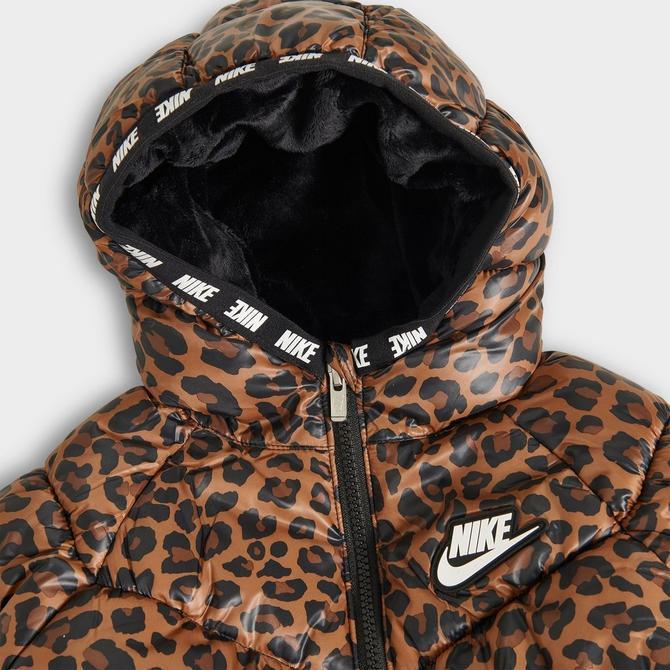 商品NIKE|Girls' Toddler Nike Printed Hooded Puffer Jacket,价格¥695,第5张图片详细描述