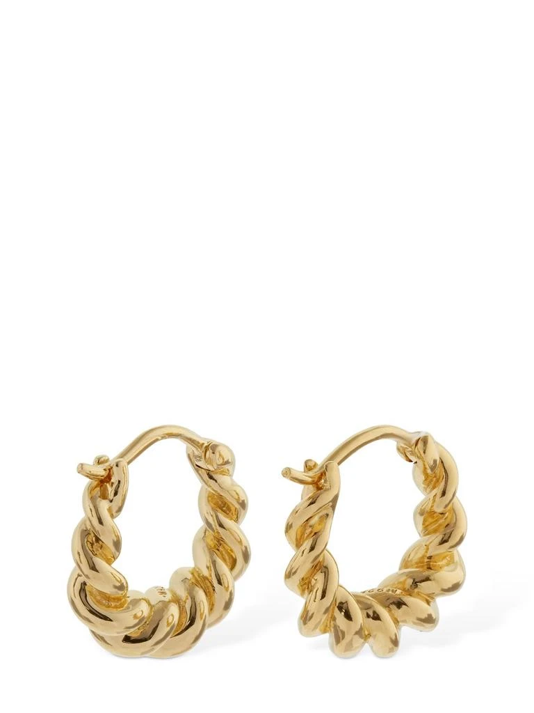 商品Missoma|Mini Tidal Hoop Earrings,价格¥862,第3张图片详细描述