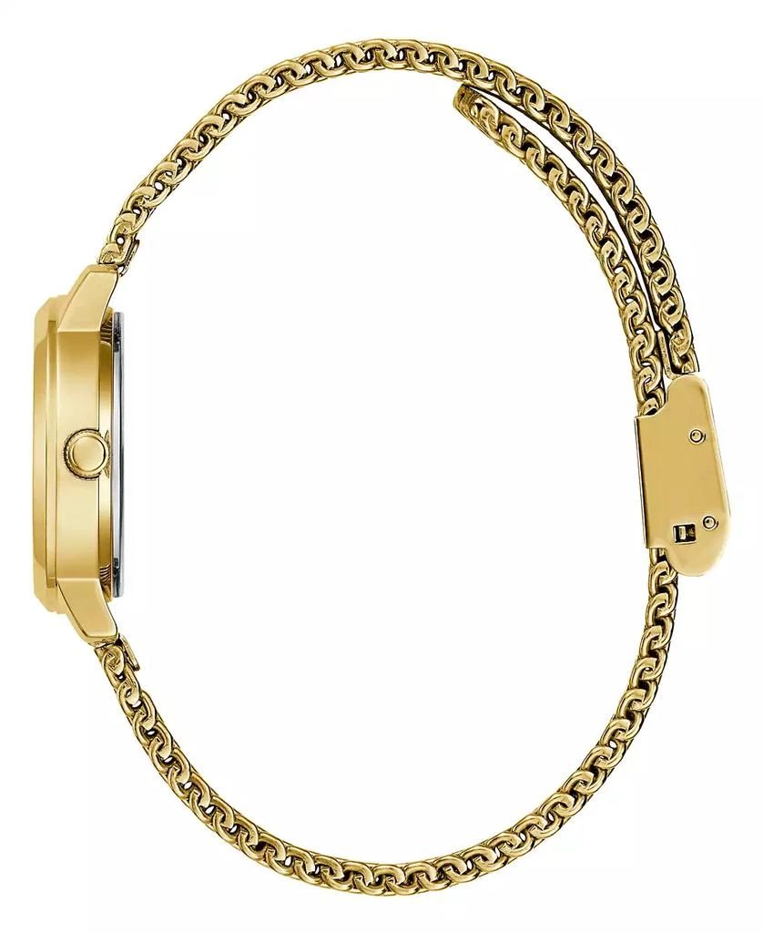 商品GUESS|Women's Gold-Tone Mesh Bracelet Watch 25mm,价格¥787,第2张图片详细描述