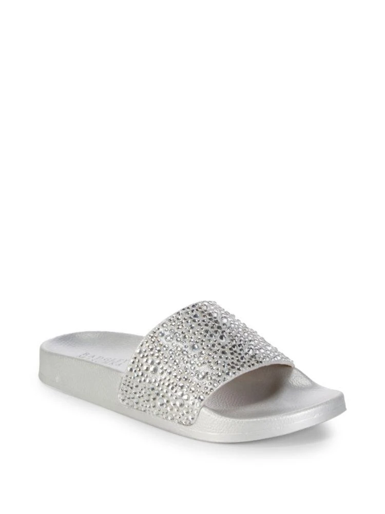 商品Badgley Mischka|Embellished Slides,价格¥276,第1张图片