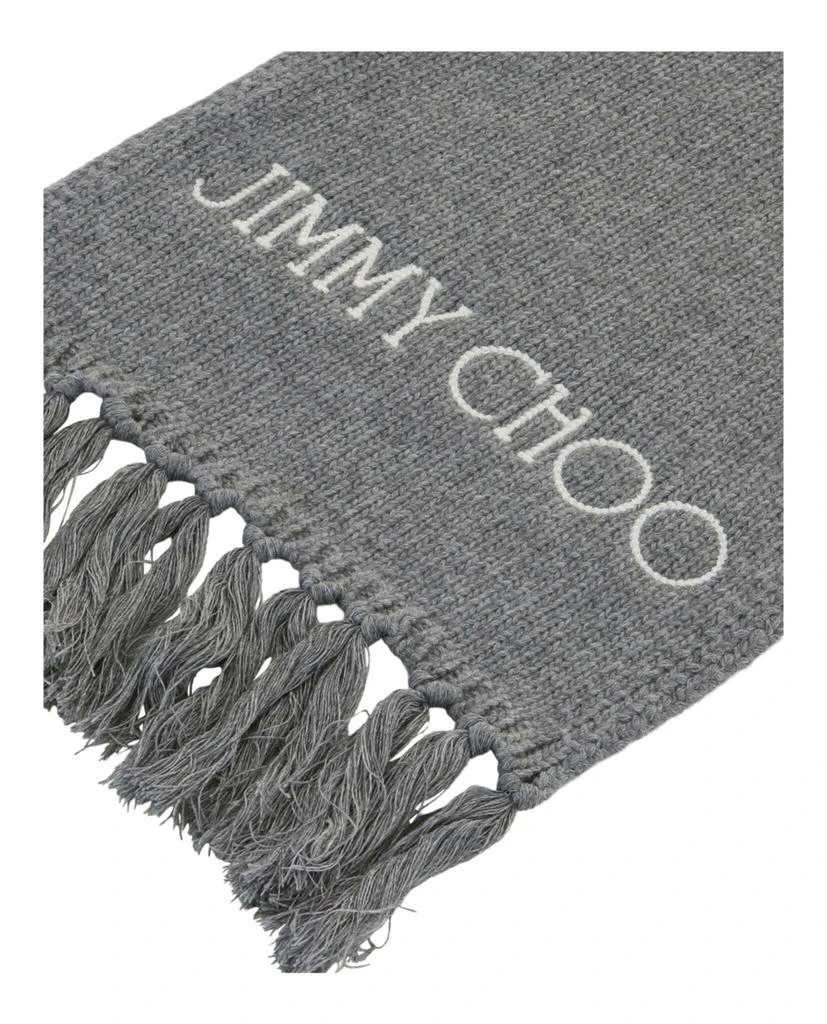 商品Jimmy Choo|Wool Logo Scarf,价格¥2344,第3张图片详细描述