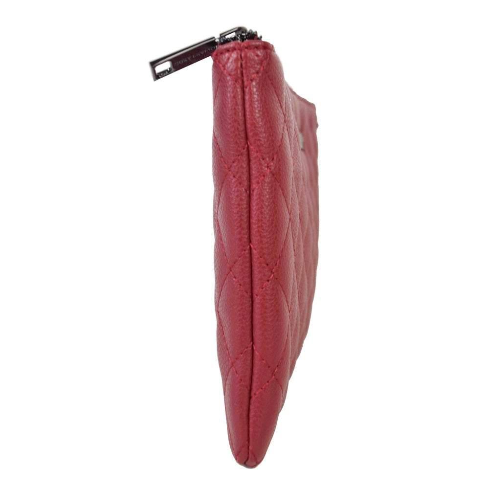 商品Suzy Levian|Suzy Levian Small Faux Leather Quilted Clutch Handbag,价格¥456,第5张图片详细描述