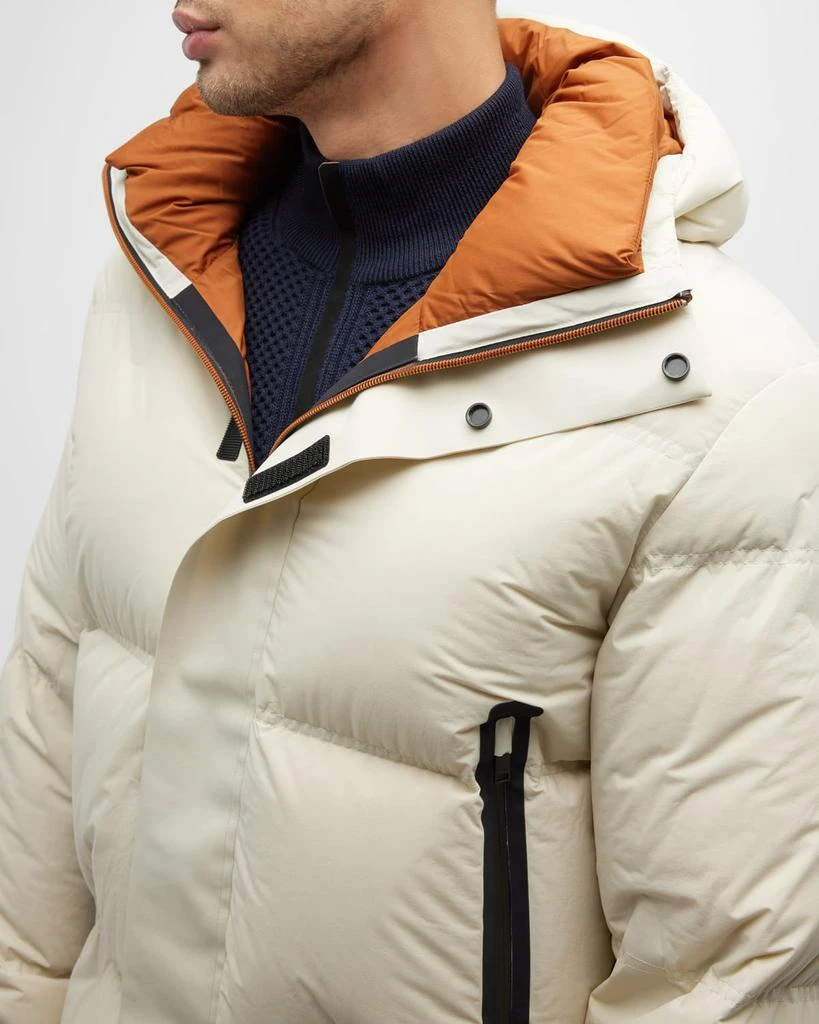 商品Zegna|Men's Waterproof Hooded Down Ski Blouson Jacket,价格¥9423,第5张图片详细描述