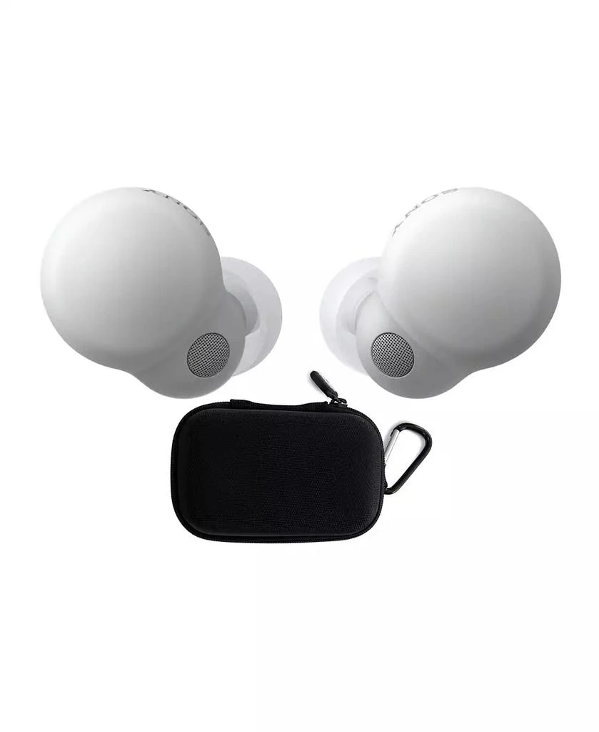 商品SONY|LinkBuds S Truly Wireless Noise Canceling Earbud Headphones (White) Bundle,价格¥1252,第1张图片