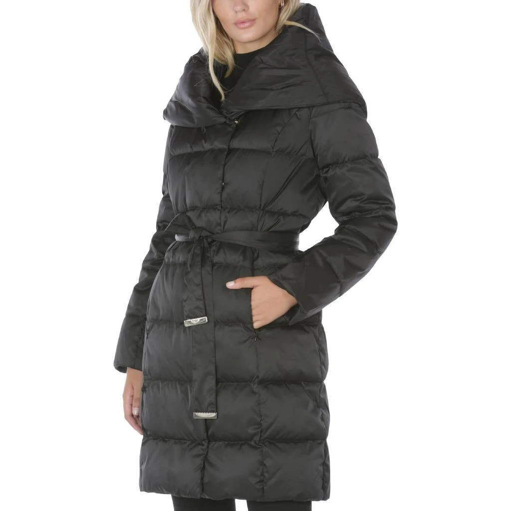 商品Tahari|Tahari Margot Women's Quilted Mid-Length Down Fill Winter Puffer Coat,价格¥472,第5张图片详细描述